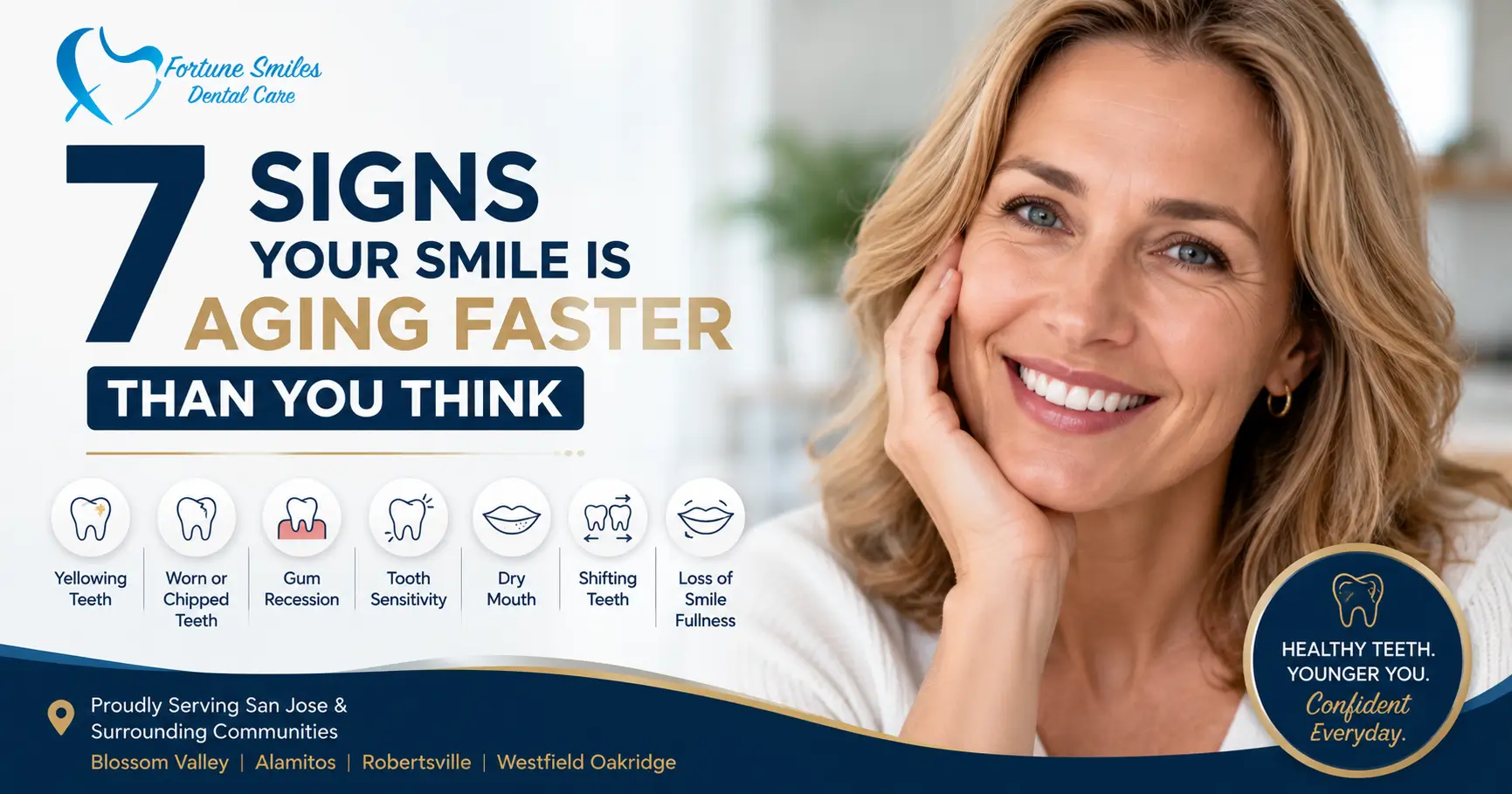 7 Signs Your Smile Is Aging Faster