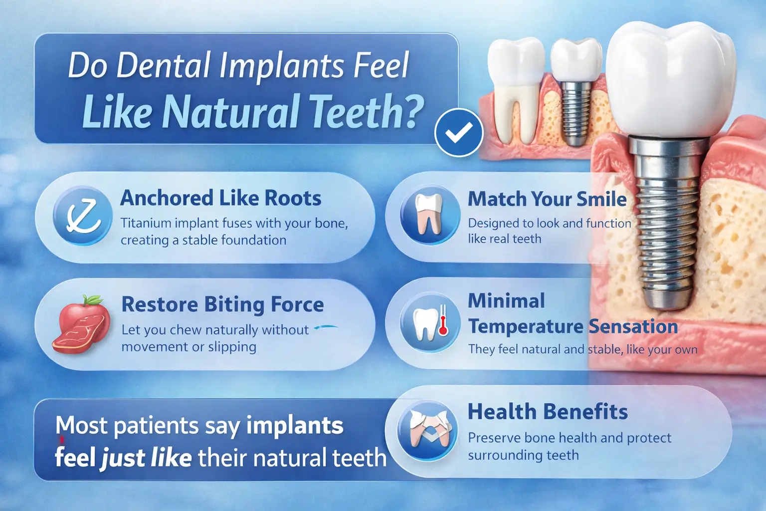 If you’re missing one or more teeth