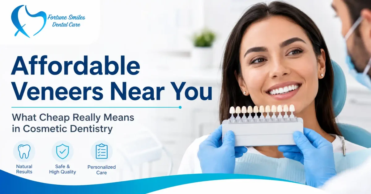 Finding Affordable Veneers Near You: What ‘Cheap’ Actually Means in Cosmetic Dentistry
