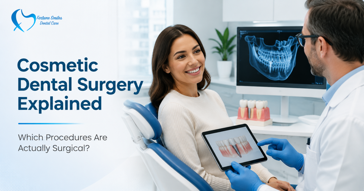Cosmetic Dental Surgery Explained: Which Procedures Are Actually Surgical