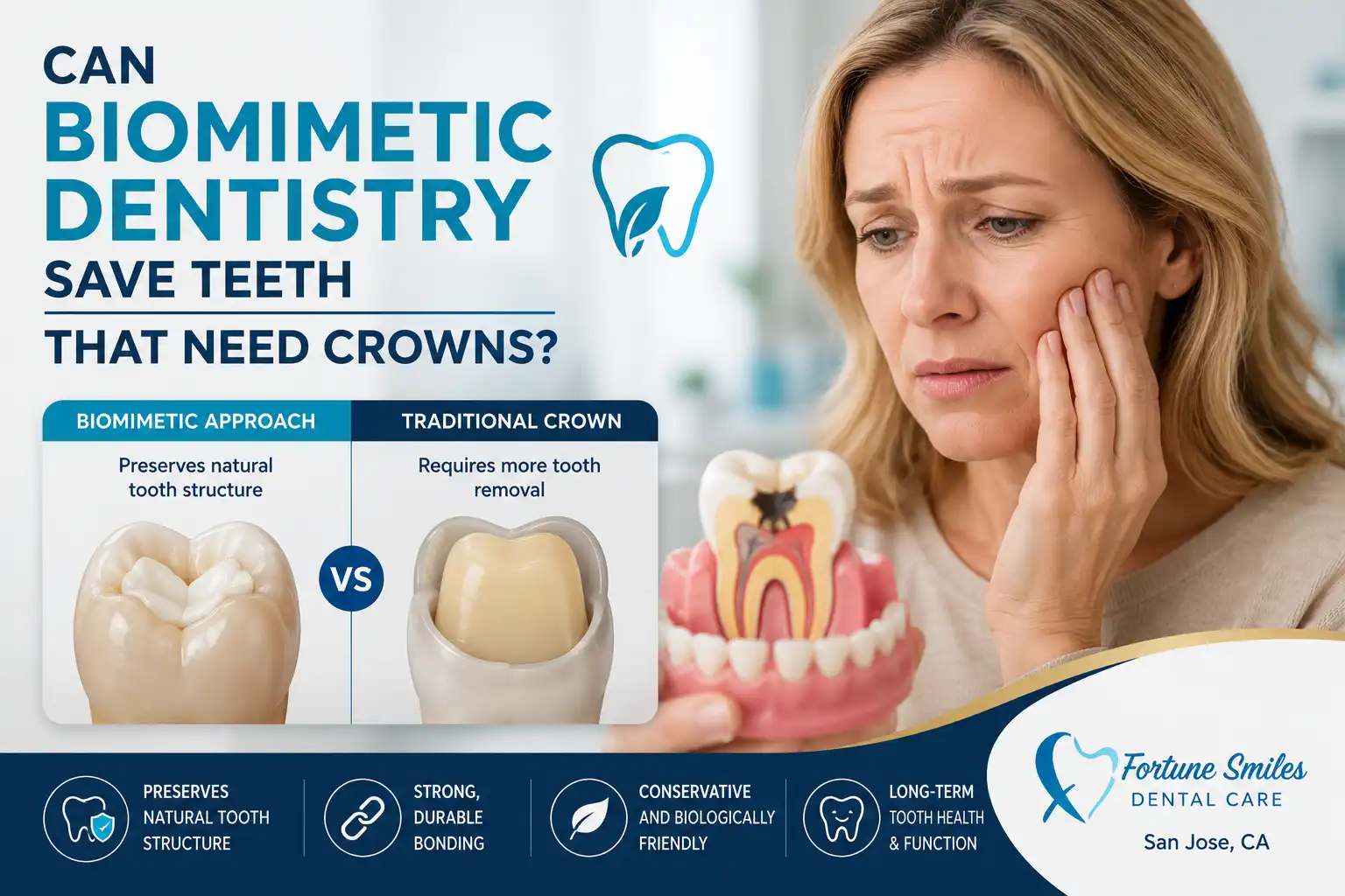 Can Biomimetic Dentistry Save Teeth That Need Crowns?