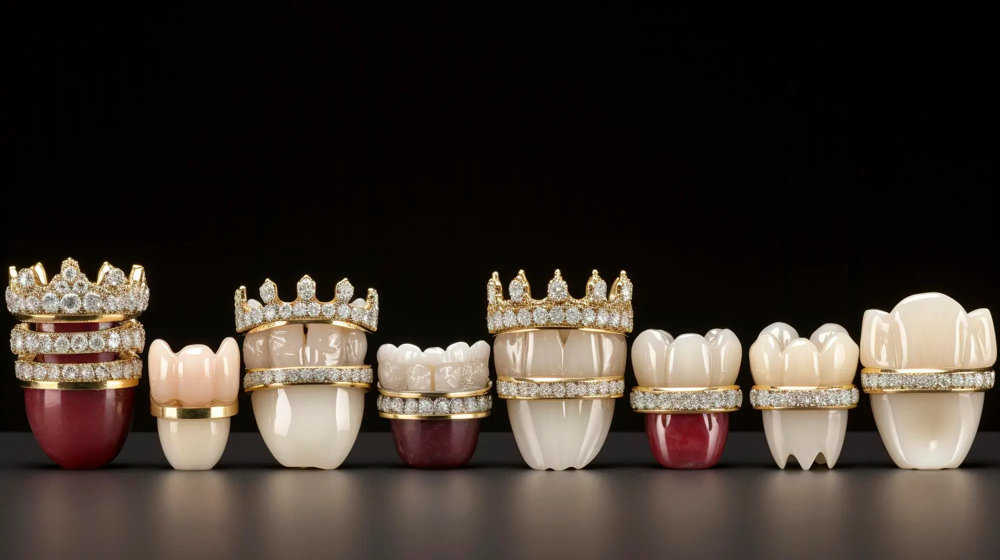 teeth in crown