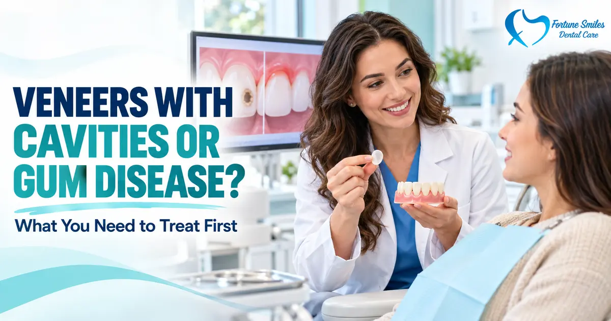 Can You Get Veneers With Cavities or Gum Disease?